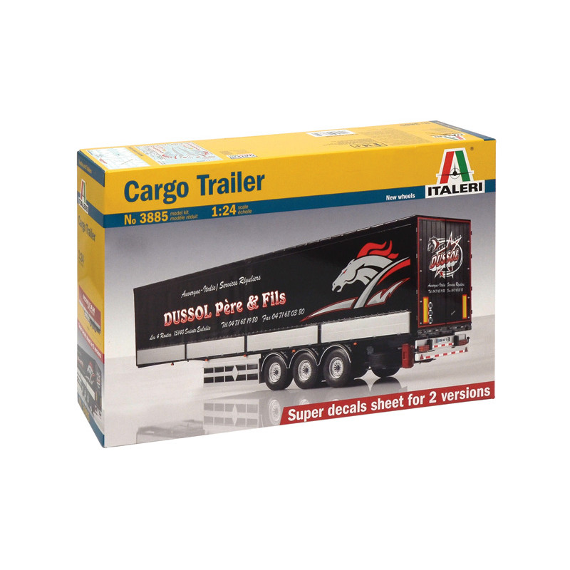 Maquette Italeri Camion Cargo Trailer 1/24 référence 3885