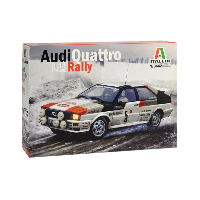 Maquette Italeri voiture Audi Quattro Rally 1/24 référence 3642