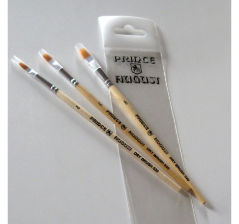 Set 3 pinceaux Dry brush Prince August DB1