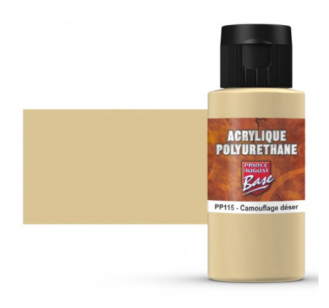 Prince August® Peinture acrylique Polyuréthane Camouflage désert PP115 60 ml