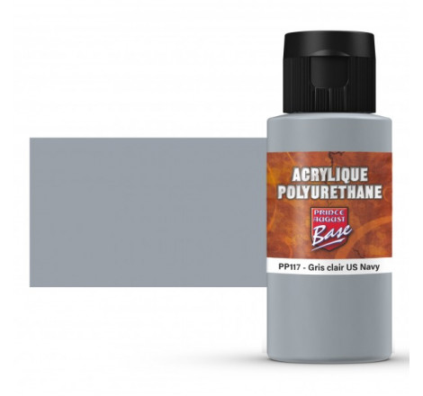 Prince August® Peinture acrylique Polyuréthane US Navy clair (FS36375) PP117 60 ml