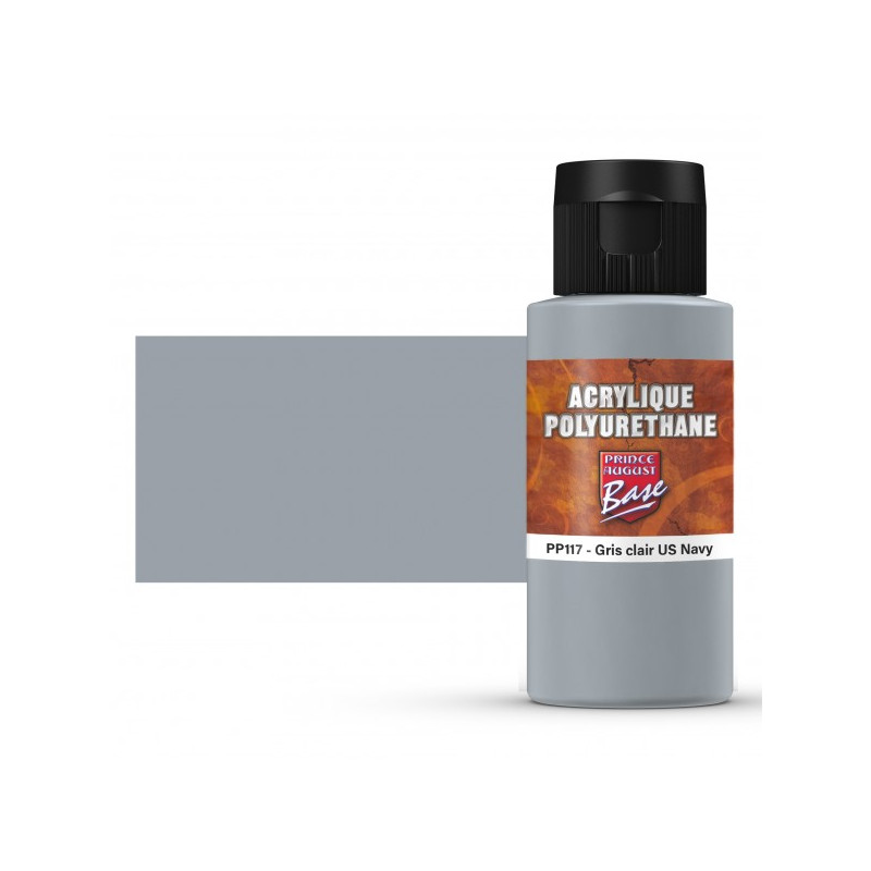 Prince August® Peinture acrylique Polyuréthane US Navy clair (FS36375) PP117 60 ml