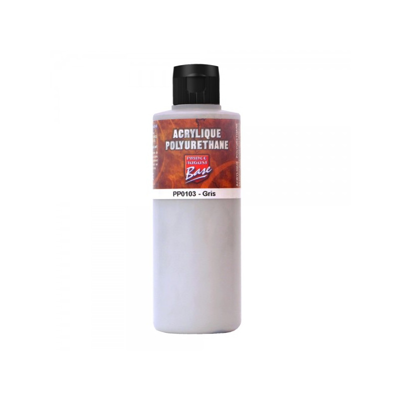 Prince August® Peinture acrylique Polyuréthane Gris PP0103 200 ml