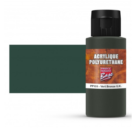 Prince August® Peinture acrylique Polyuréthane Vert bronze UK PP109 60 ml