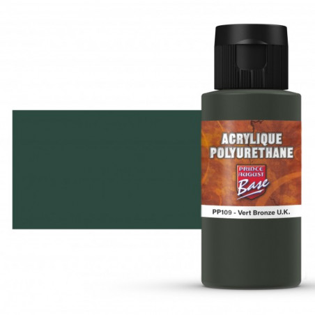 Prince August® Peinture acrylique Polyuréthane Vert bronze UK PP109 60 ml