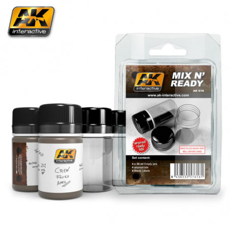 AK interactive AK-616 Mix and Ready (4 x 35 ml)