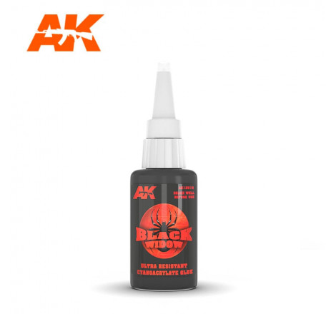 Colle Black Widow Cyanocrylate Glue AK Interactive référence AK12016