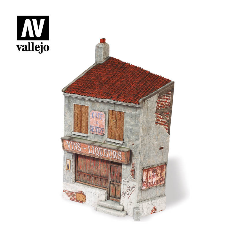 Base de diorama Vallejo café français 1/35