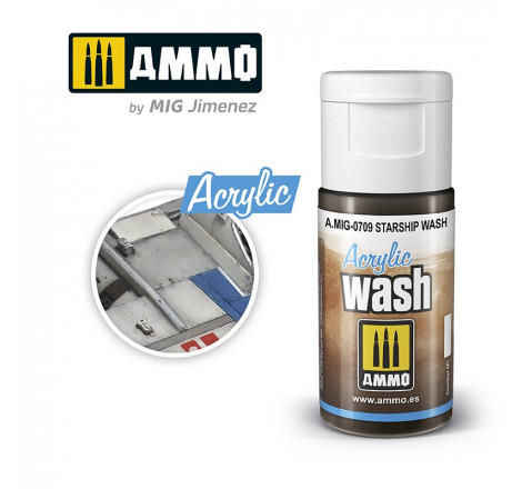 Acrylique Wash Ammo Mig - Starship Wash