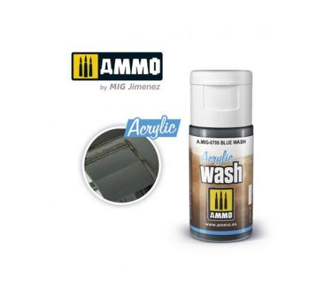 Acrylique Wash Ammo Mig - Blue wash