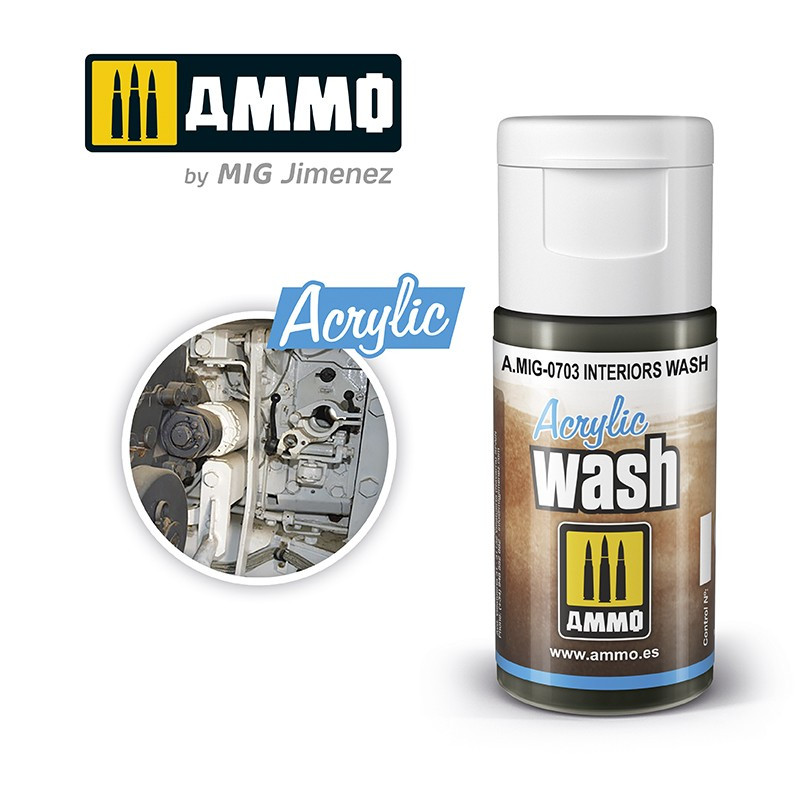 Acrylique Wash Ammo Mig - Interiors Wash