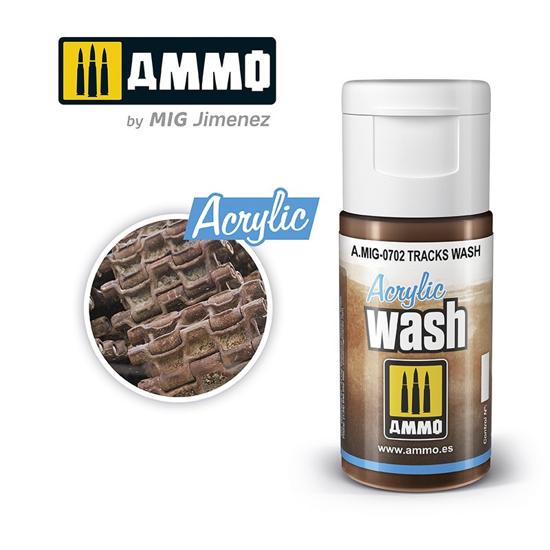 Acrylique Wash Ammo Mig - Track Wash référence MIG-0702