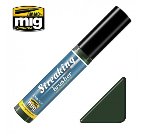 Ammo® Streaking brusher Green Grey Grime- A.MIG-1256