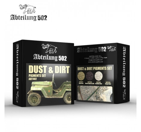 Set pigments Effect Dust & dirt Abteilung 502 référence ABT402