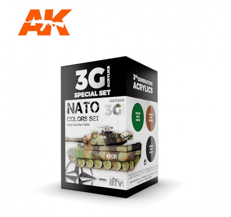 AK Iinteractive 3G Special Set acrylics couleur Nato / Otan AK11658