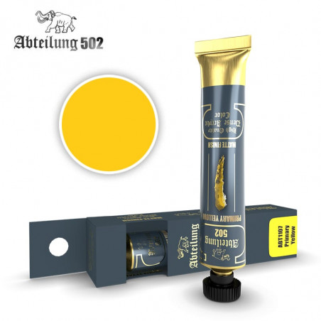 Abteilung 502 peinture a l'huile ABT1107 Primary yellow finition mate