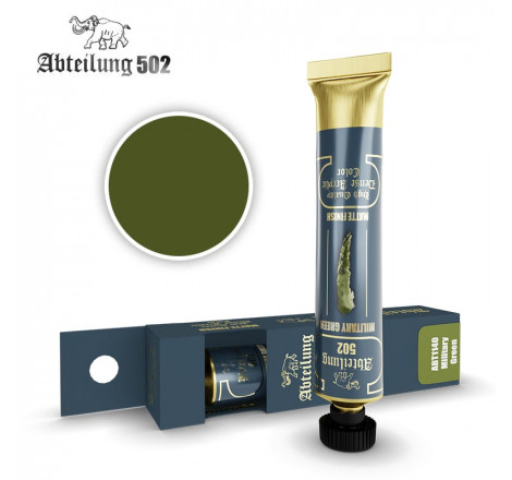 Abteilung 502 peinture a l'huile ABT1140 Military green finition mate