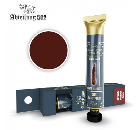 Abteilung 502 peinture a l'huile ABT1123 Reddish black finition mate