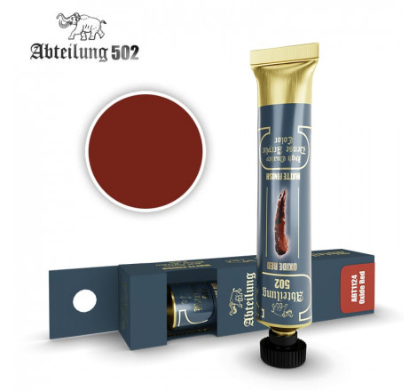 Abteilung 502 peinture a l'huile ABT1124 Oxide red finition mate