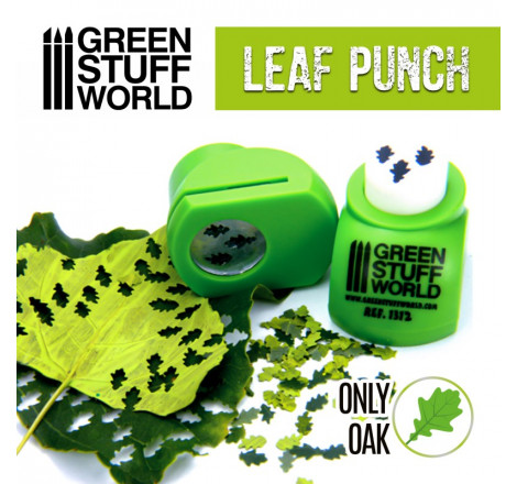 Perforatrice de feuilles vert clair chêne Green Stuff World