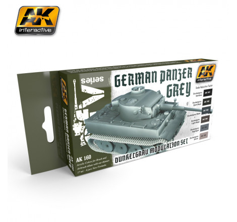Set AK Interactive AFV Series German Panzer Grey AK160