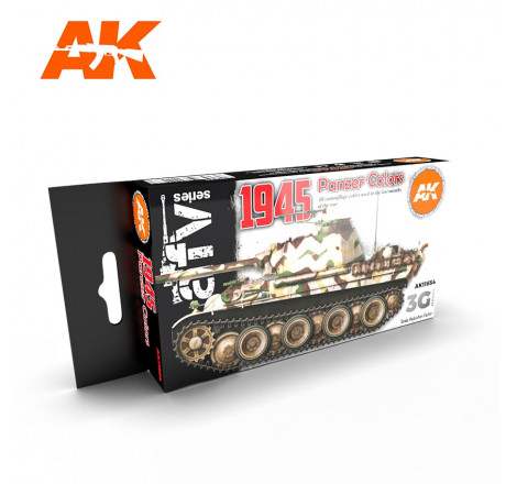 Set AK Interactive 3G AFV Series Panzer Colors 1945 AK11654