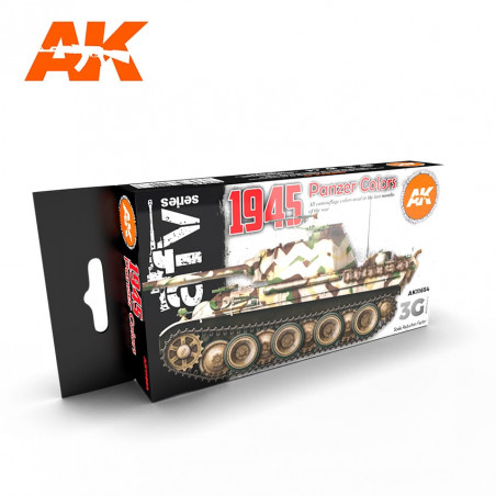 Set AK Interactive 3G AFV Series Panzer Colors 1945 AK11654