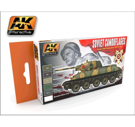 Set AK Interactive AFV Series Soviet Camouflages 1935-1945 AK561