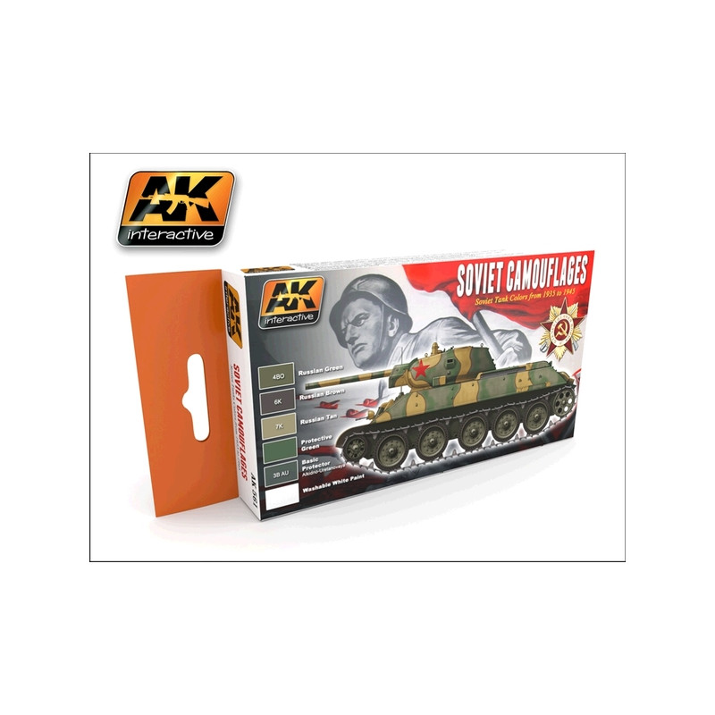 Set AK Interactive AFV Series Soviet Camouflages 1935-1945 AK561