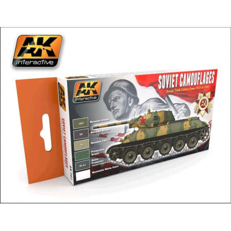 Set AK Interactive AFV Series Soviet Camouflages 1935-1945 AK561