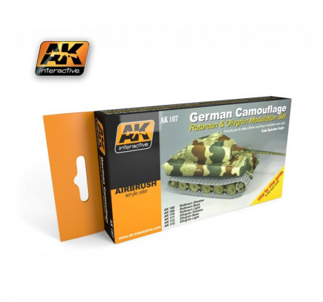 Set AK Interactive AFV Series German Camouflage WW2 AK167