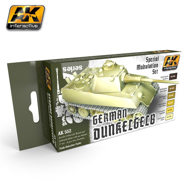 Set AK Interactive AFV Series German Dunkelgelb WW2 AK552