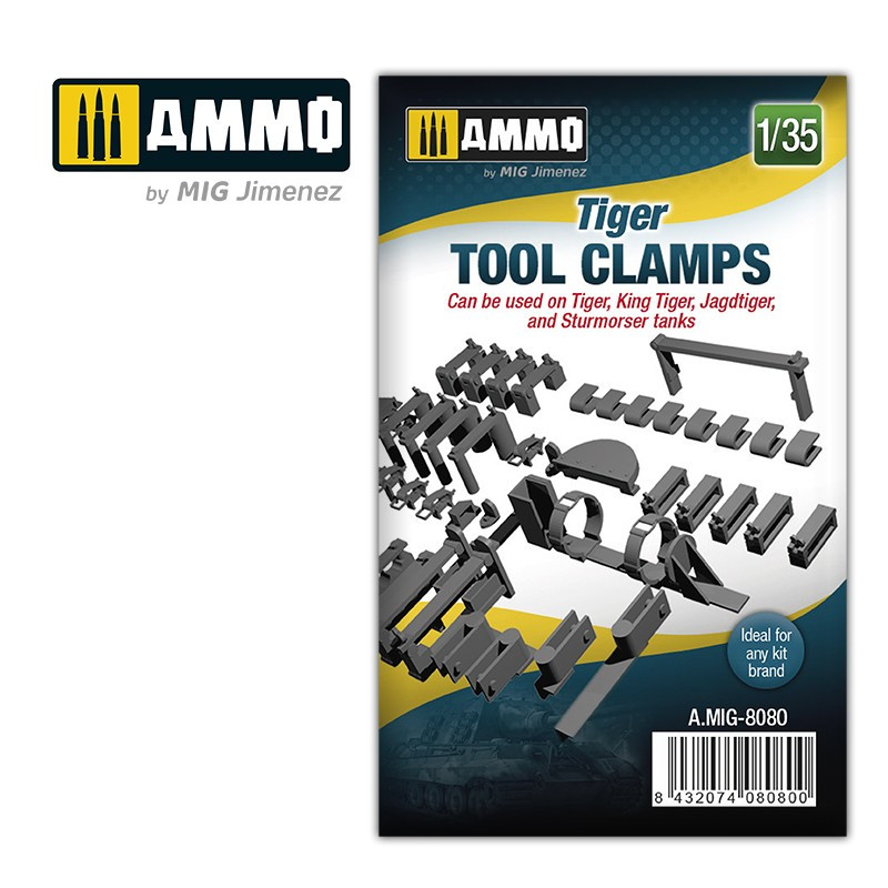 Tiger tool clamps 1/35 Ammo MIG-8080