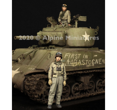 Alpine figurine 35286 US Tank Commander set 1/35