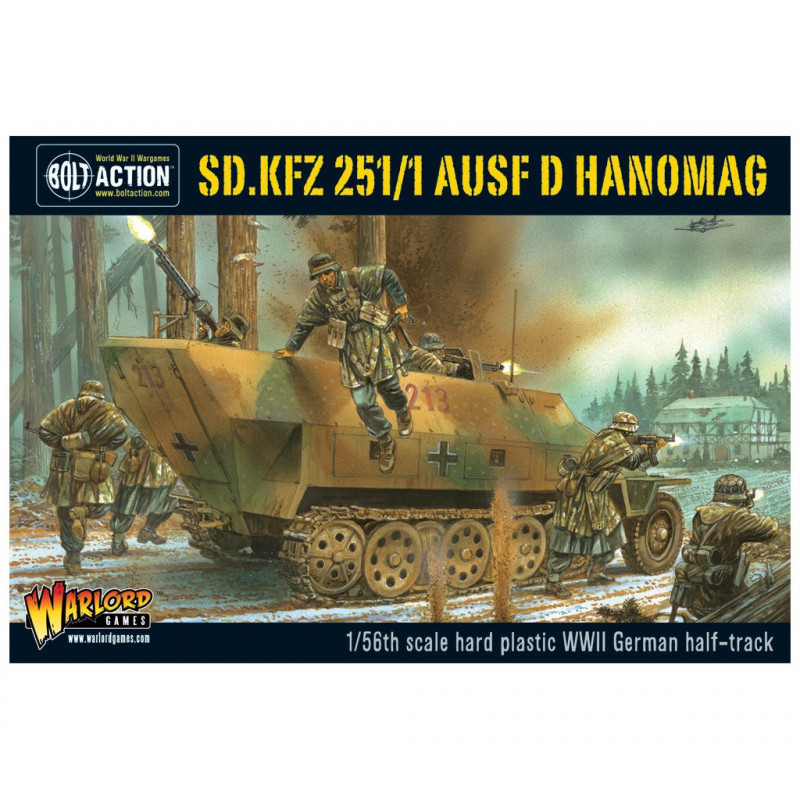 Warlord Games® Bolt Action German Sd.Kfz 251/1 ausf D Halftrack 1:56 référence 402012003