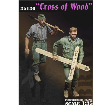 Bravo 6 German soldier "cross of wood" B6-35136 1/35