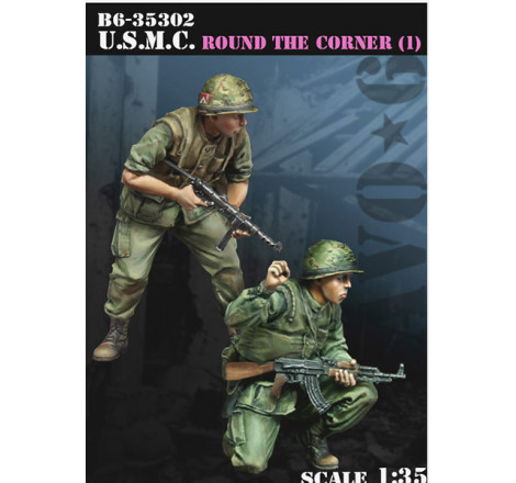 Bravo 6 USMC round the corner B6-35302 1/35