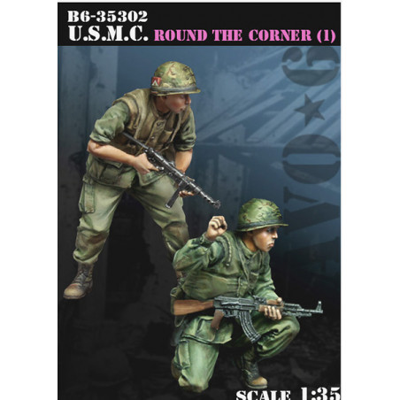 Bravo 6 USMC round the corner B6-35302 1/35