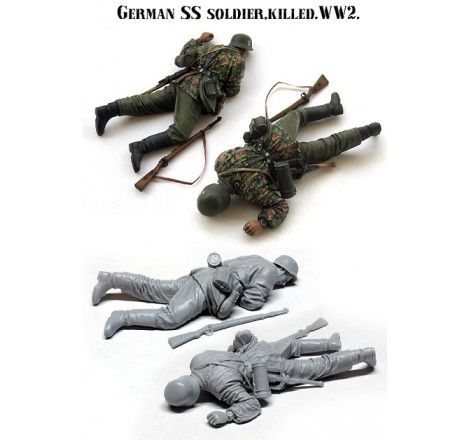 Figurine Evolution Miniatures German SS Soldier Killed WW2 1/35