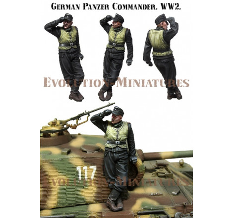 Figurine Evolution Miniatures German Panzer Crewman (type 2) WW2 1/35