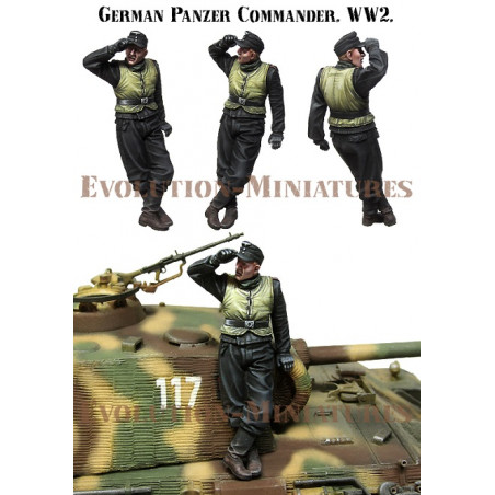 Figurine Evolution Miniatures German Panzer Crewman (type 2) WW2 1/35