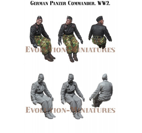 Figurine Evolution Miniatures German Panzer crewman WW2 (type 2) 1/35