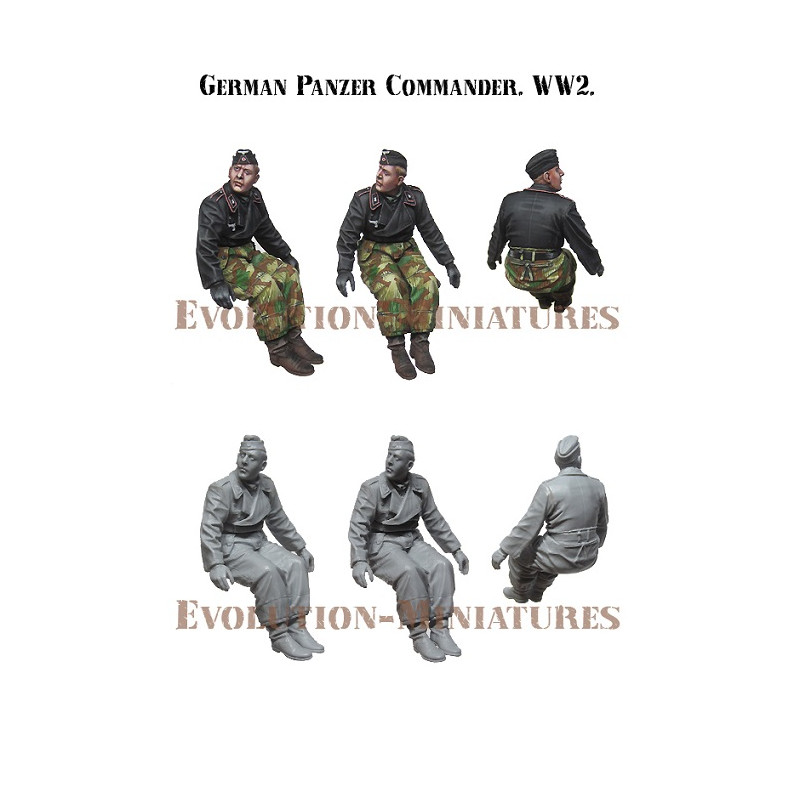 Figurine Evolution Miniatures German Panzer crewman WW2 (type 2) 1/35