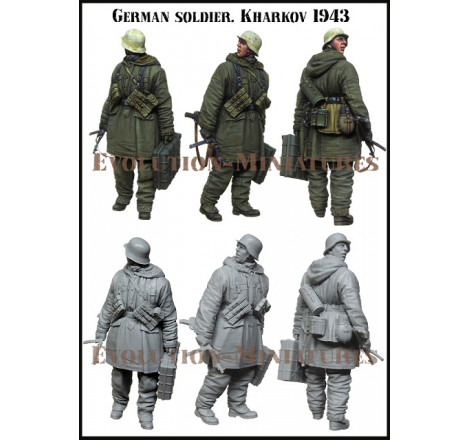 Figurine Evolution Miniatures German Soldier Kharkow 1943 1/35