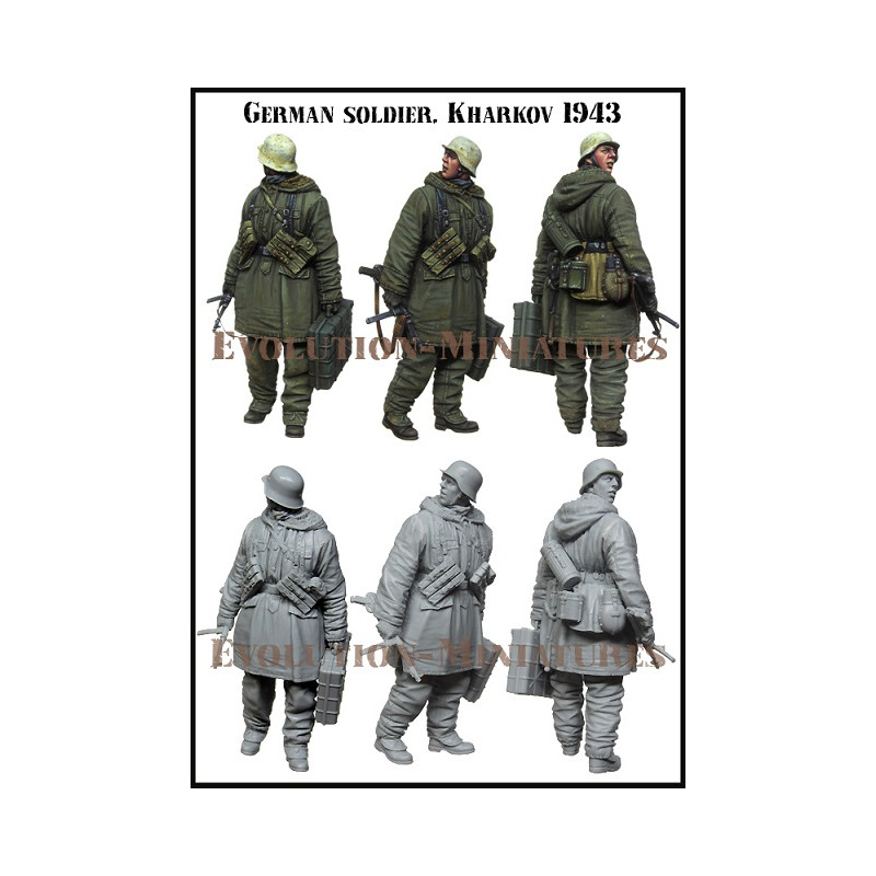 Figurine Evolution Miniatures German Soldier Kharkow 1943 1/35
