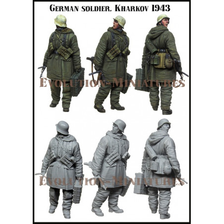 Figurine Evolution Miniatures German Soldier Kharkow 1943 1/35