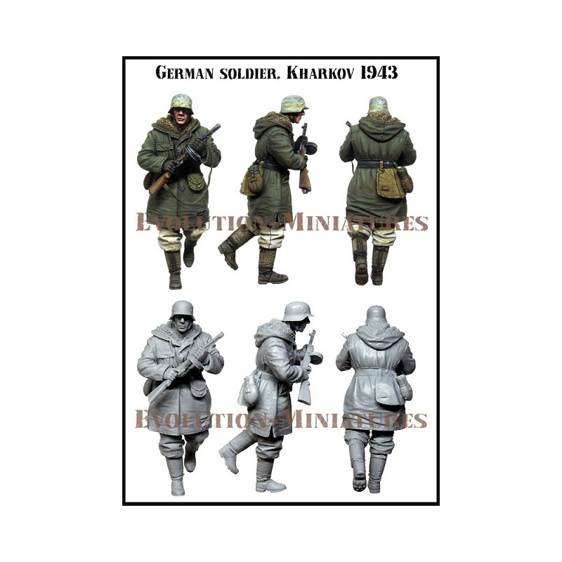 Figurine Evolution Miniatures German Soldier, Kharkov 1943 (set 2) 1/35