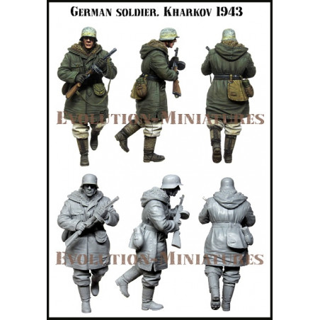Figurine Evolution Miniatures German Soldier, Kharkov 1943 (set 2) 1/35