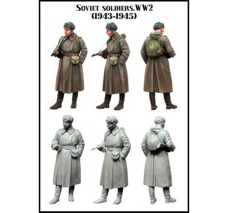 Figurine Evolution Miniatures Soviet Soldiers WW2 (1943-1945) 1/35