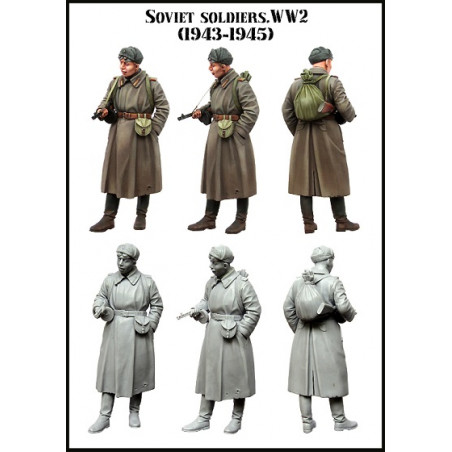 Figurine Evolution Miniatures Soviet Soldiers WW2 (1943-1945) 1/35